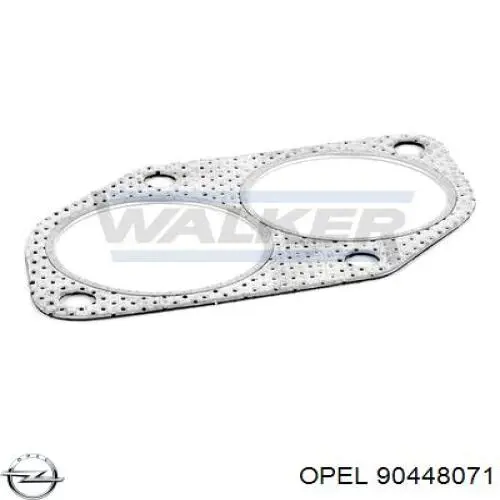 Прокладка приемной трубы Opel 90448071
