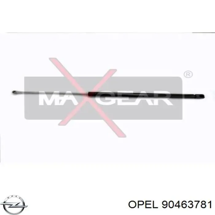 Амортизатор багажника 90463781 Opel