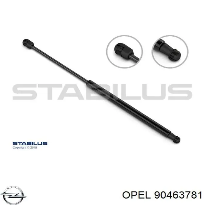 Амортизатор задней двери Opel 90463781 цена, от 8.16 USD