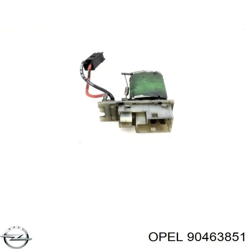 90463851 Opel резистор (сопротивление вентилятора печки (отопителя салона))