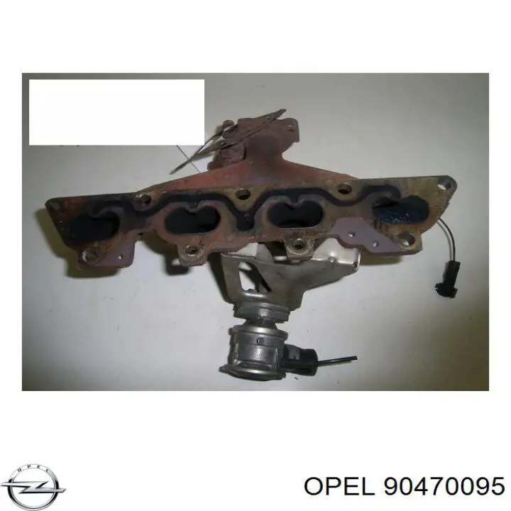 90470095 Opel Газопроводы (коллектор выпускной)