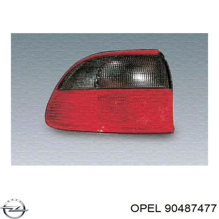 90487477 Opel Задняя левая внутренняя фара