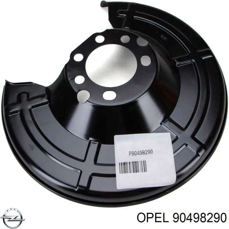 90498290 Opel защита тормозного диска заднего