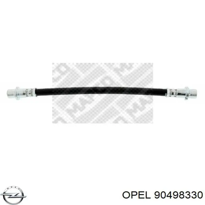 Купить 90498330 Opel Задний тормозной шланг