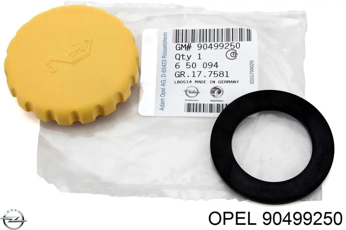 Купить 90499250 Opel Крышка маслозаливной горловины