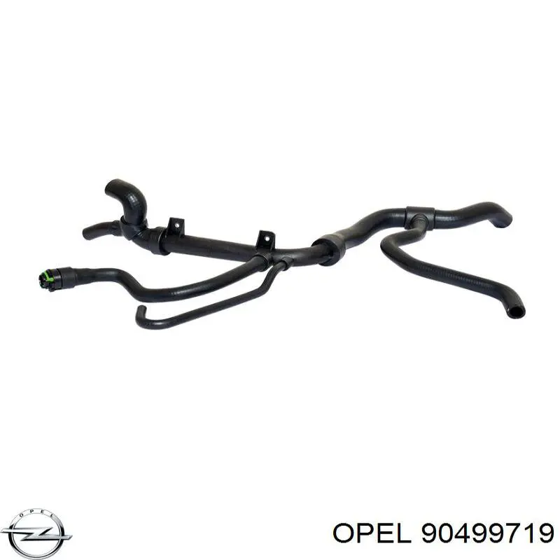 Шланг/патрубок системы охлаждения Opel 90499719 цена, от 10.45 USD