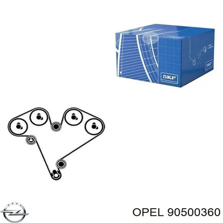 Ремень ГРМ Opel 90500360
