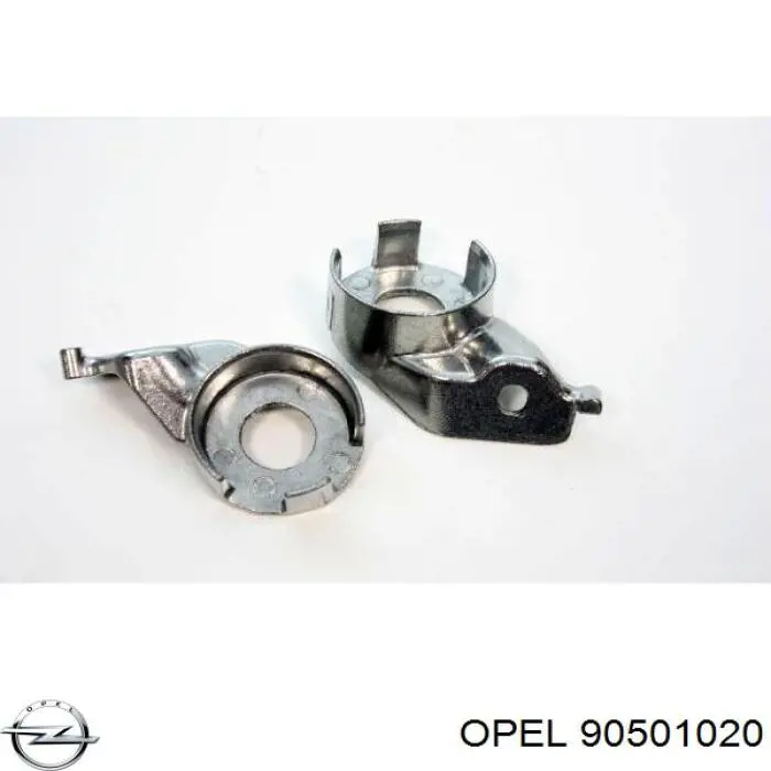 1310629 Opel кронштейн (подушка крепления радиатора верхний левый)