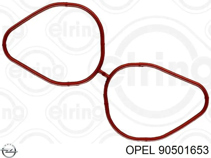 90501653 Opel прокладка впускного коллектора нижняя