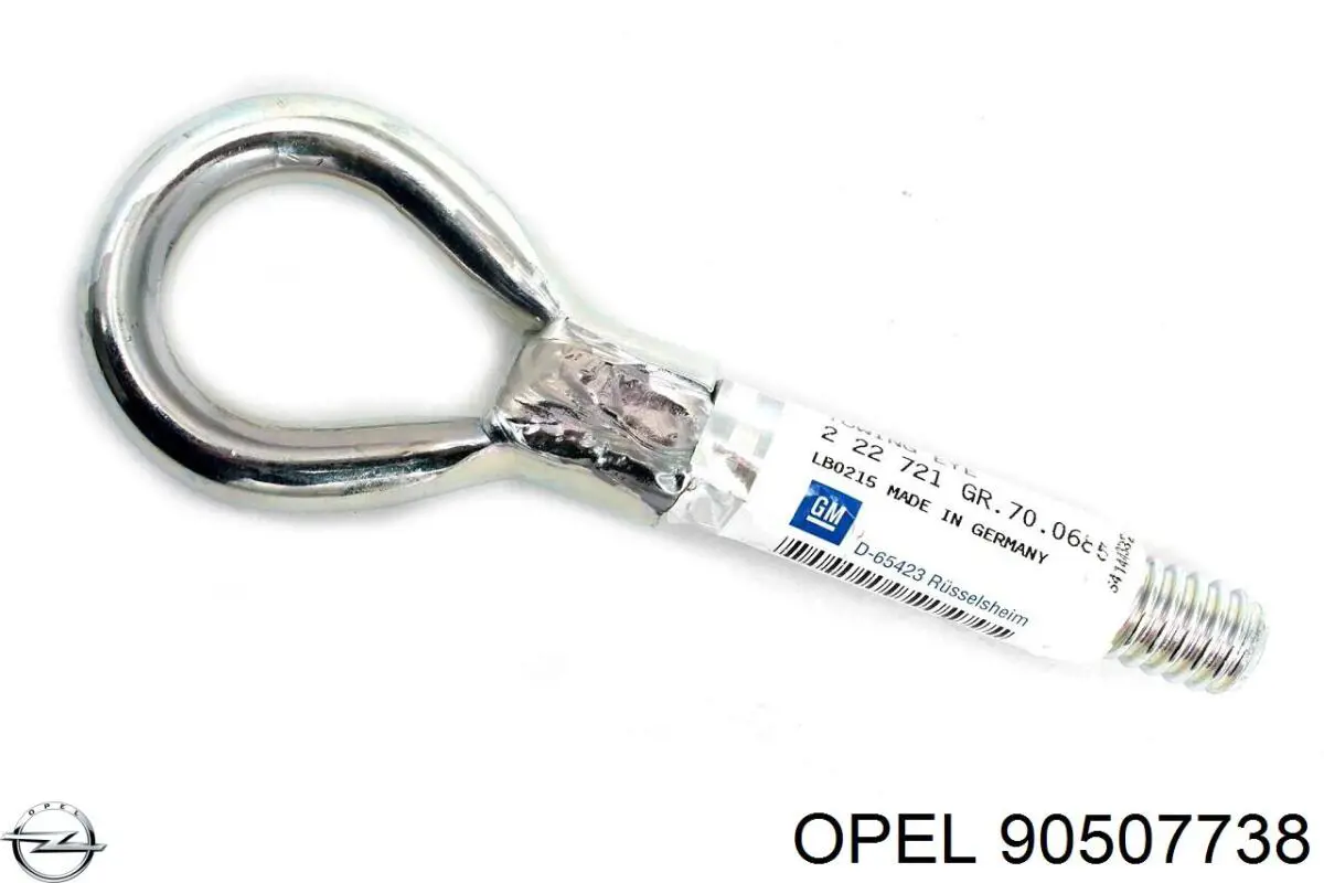 90507738 Opel крюк буксировочный