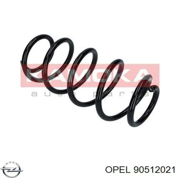 90512021 Opel пружина передняя