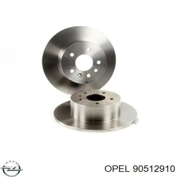 Тормозные диски 90512910 Opel