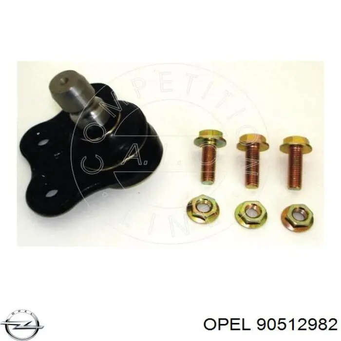 Шаровая опора, нижняя Opel 90512982 цена, от 11.61 USD
