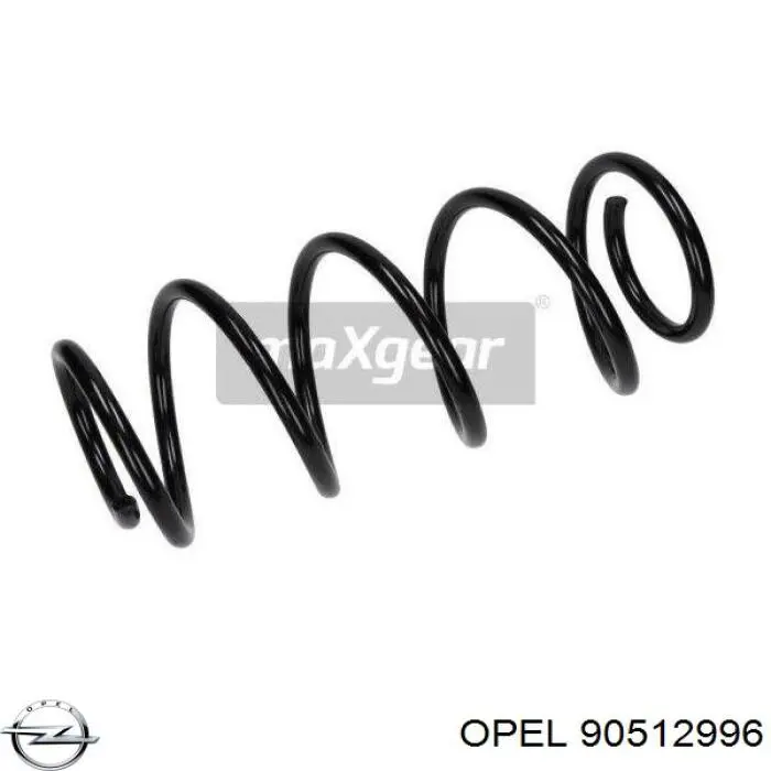 90512996 Opel Пружина передней подвески