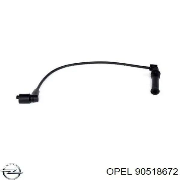 90518672 Opel провод высоковольтный, цилиндр №2, 3