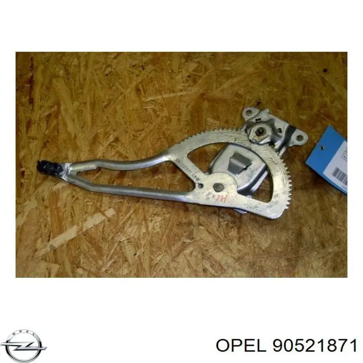 90521871 Opel механизм стеклоподъемника двери задней левой