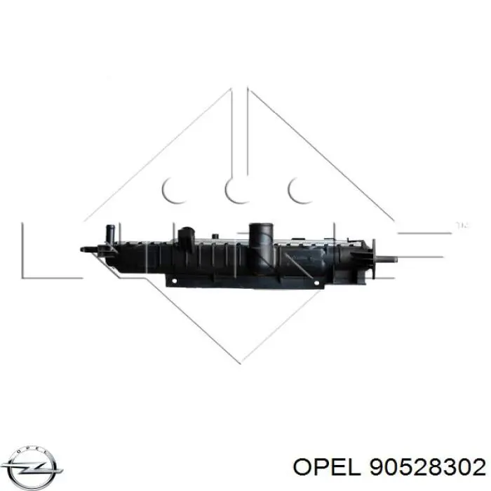 Радиатор охлаждения Opel 90528302