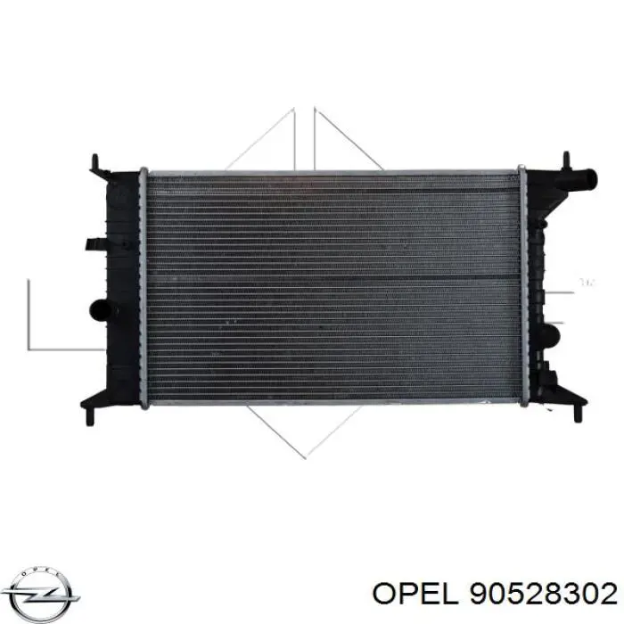 90528302 Opel Радиатор основной