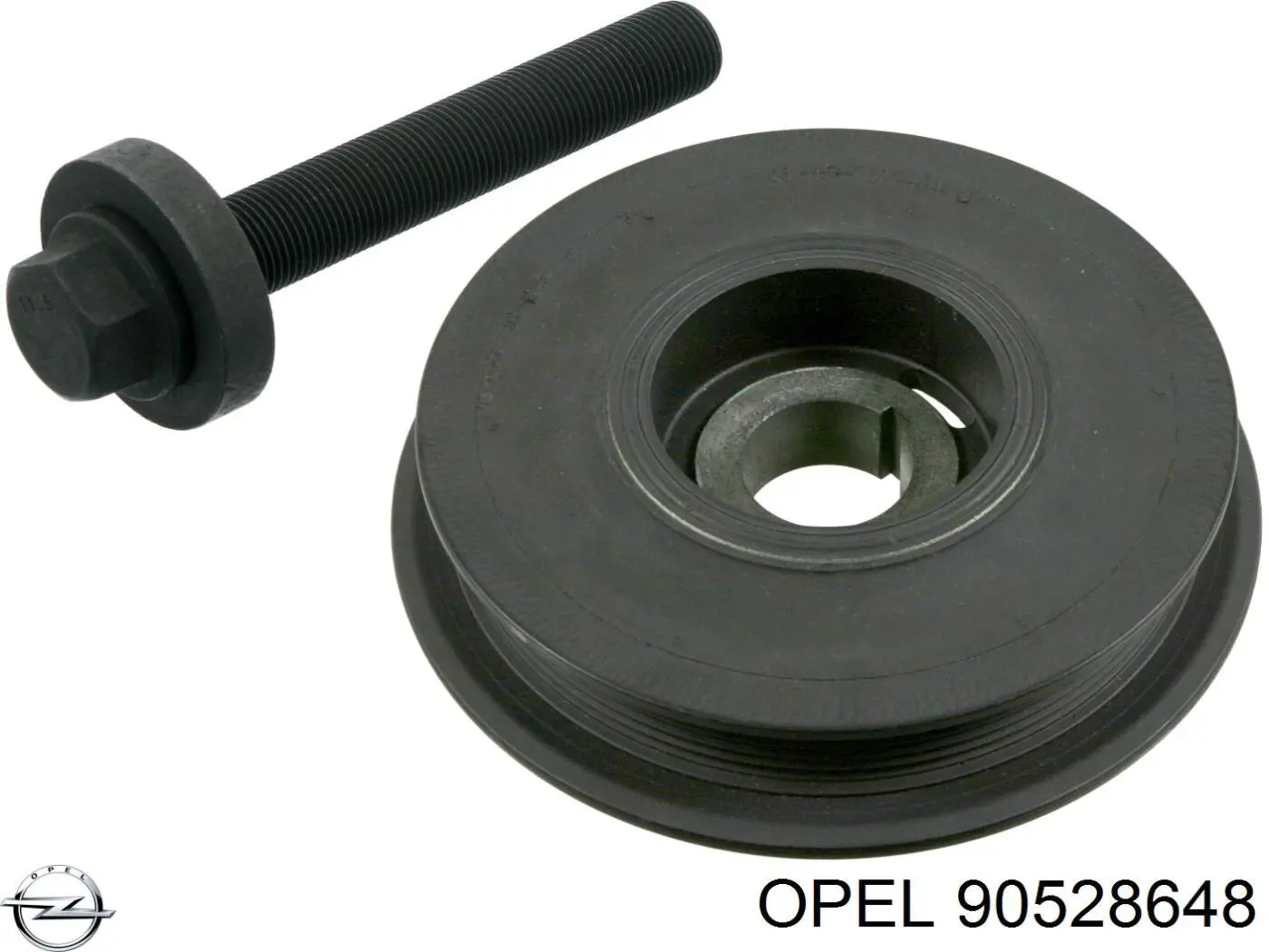 Шкив коленвала 90528648 Opel