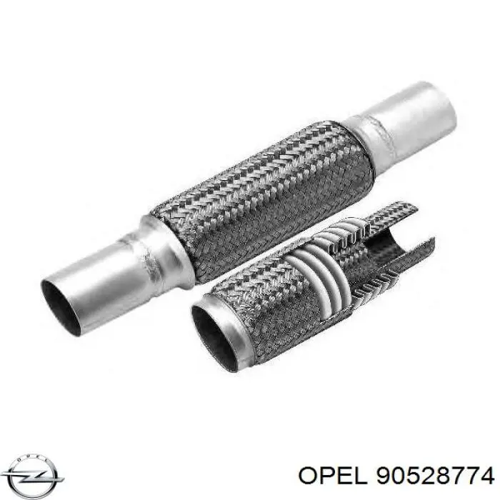 Гофра приемной трубы Opel 90528774 цена, от 11.47 USD