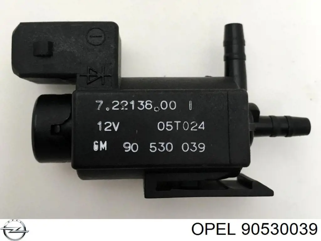 Клапан соленоид регулирования заслонки EGR 90530039 Opel