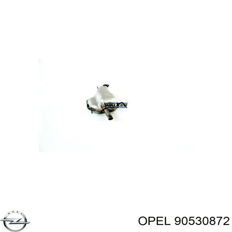 Выхлоп задний Opel 90530872 цена, от 129.12 USD
