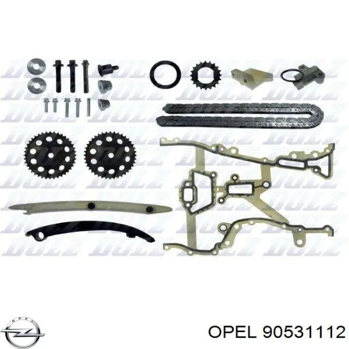 Ремкомплект ГРМ Opel 90531112 цена, от 99.67 USD