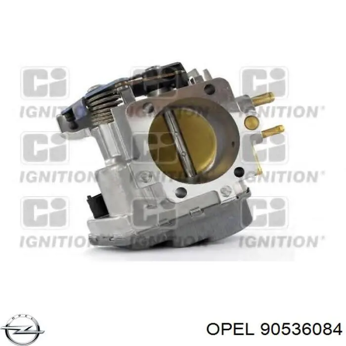 Дроссельная заслонка в сборе Opel 90536084 цена, от 44.34 USD