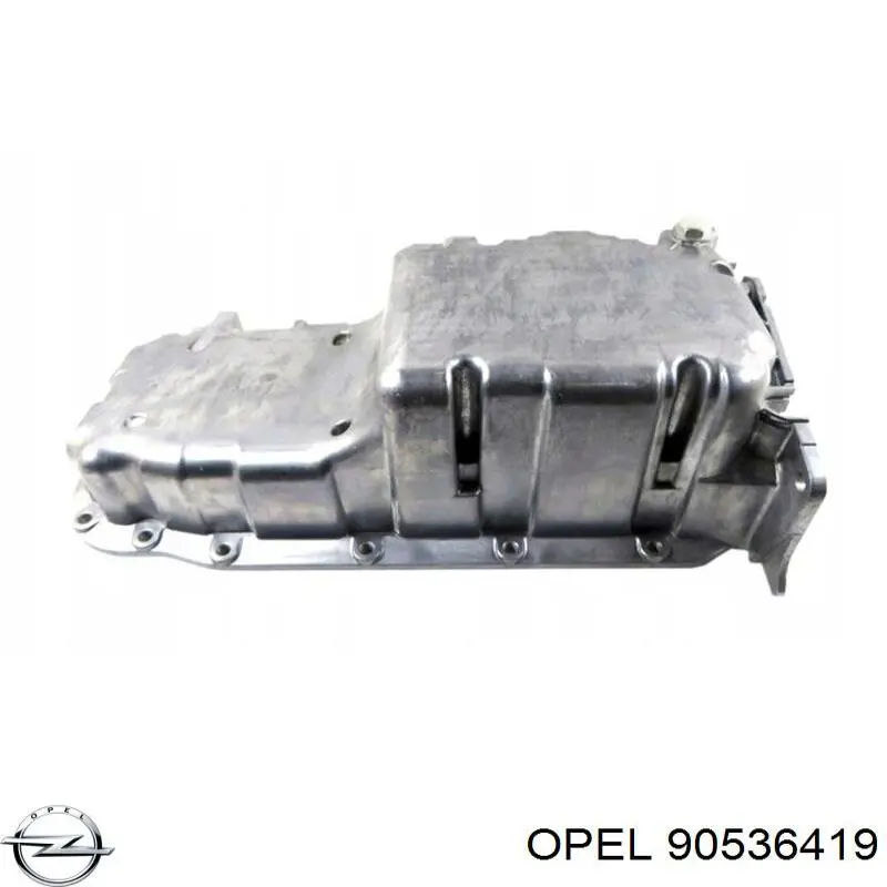 90536419 Opel panela de óleo de cárter do motor