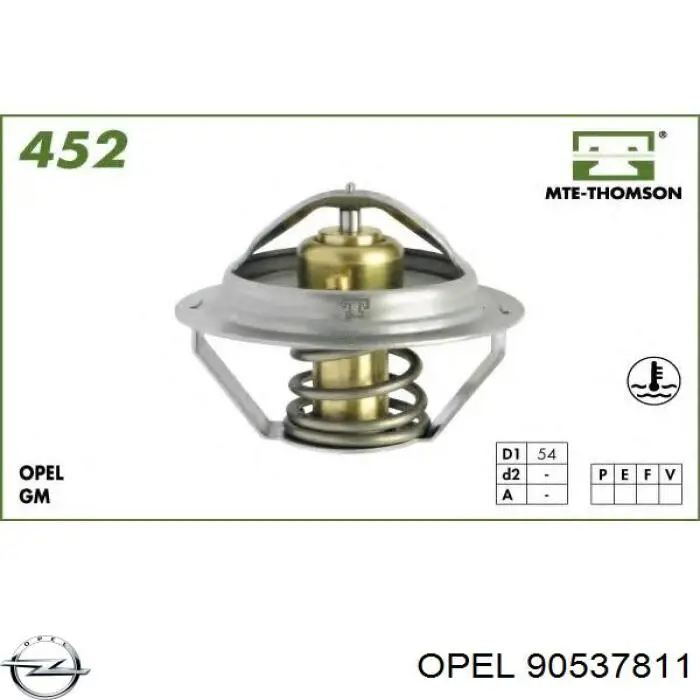 Термостат в корпусе Opel 90537811 цена, от 14.32 USD
