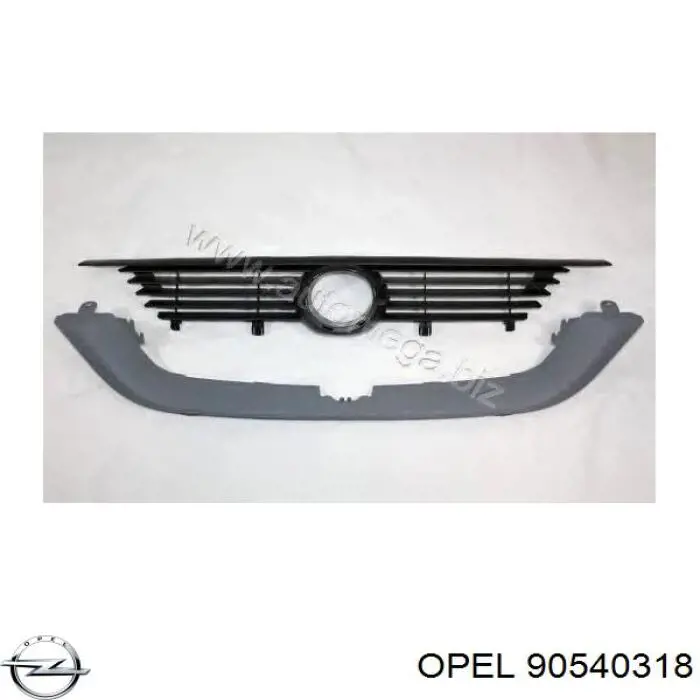 90540318 Opel решетка радиатора