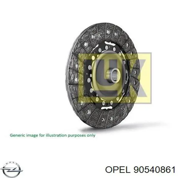 Купить 90540861 Opel Диск сцепления
