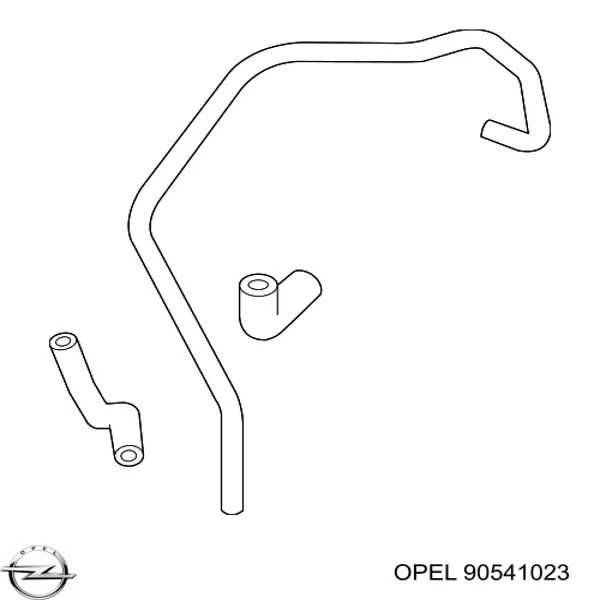90541023 General Motors Гибкая тормозная трубка