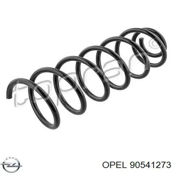 90541273 Opel пружина задняя