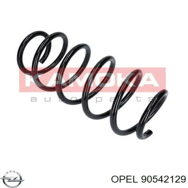 90542129 Opel пружина передняя