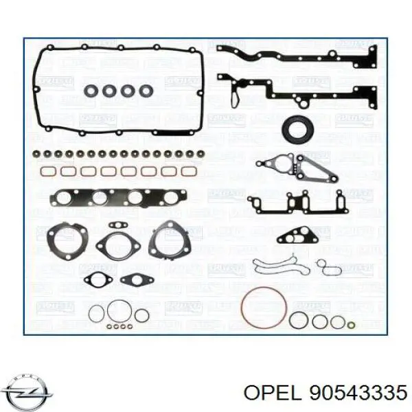 90543335 Opel прокладка гбц