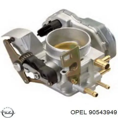 90543949 Opel Дроссельная заслонка