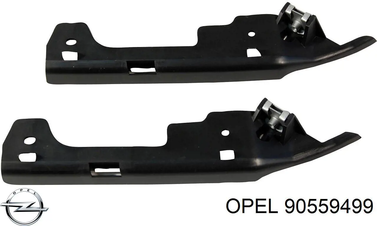 90559499 Opel направляющая переднего бампера левая