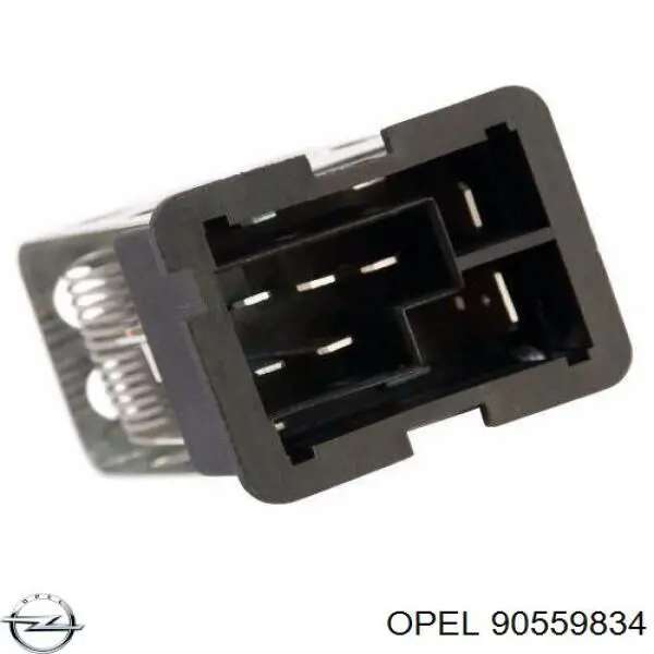 90559834 Opel резистор (сопротивление вентилятора печки (отопителя салона))