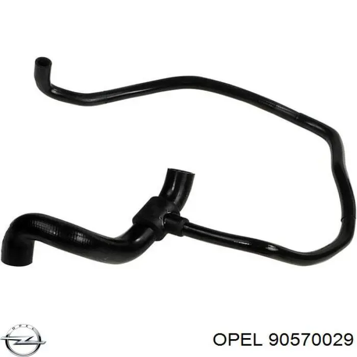 Шланг радиатора, нижний Opel 90570029 цена, от 24.68 USD