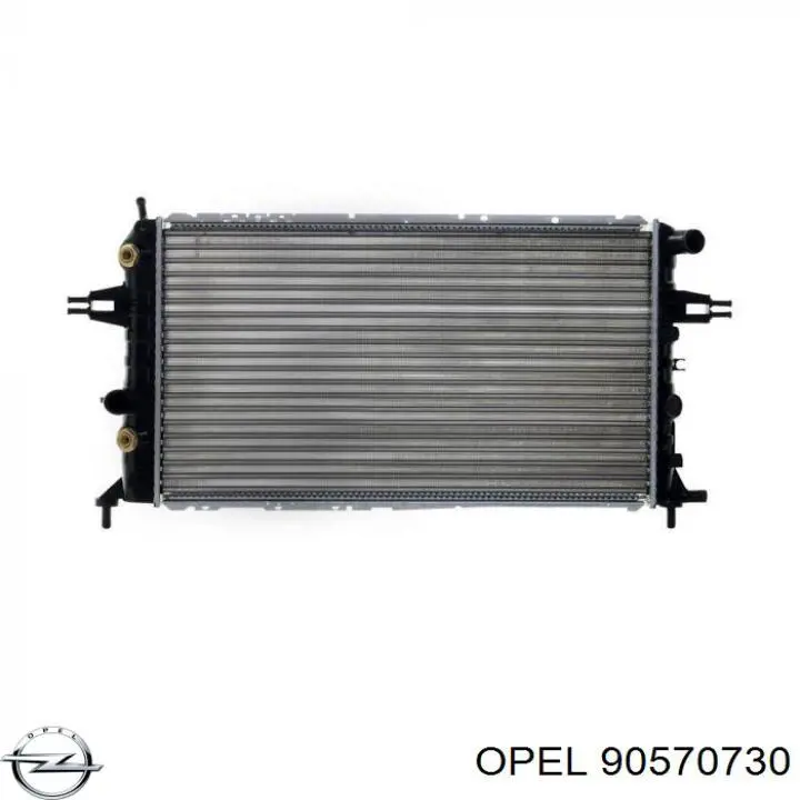 Радиатор охлаждения двигателя Opel 90570730 цена, от 75.89 USD