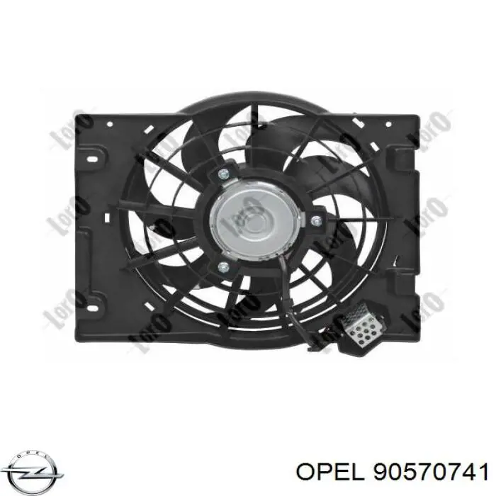 Диффузор радиатора охлаждения Opel 90570741 цена, от 38.01 USD