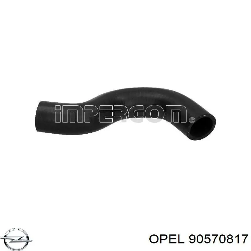 Шланг радиатора, нижний Opel 90570817 цена, от 76.03 USD