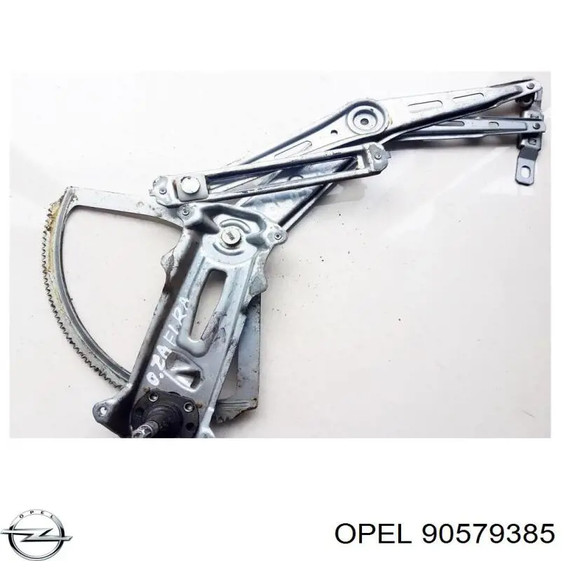 90579385 Opel Механизм стеклоподъемника передней левой двери