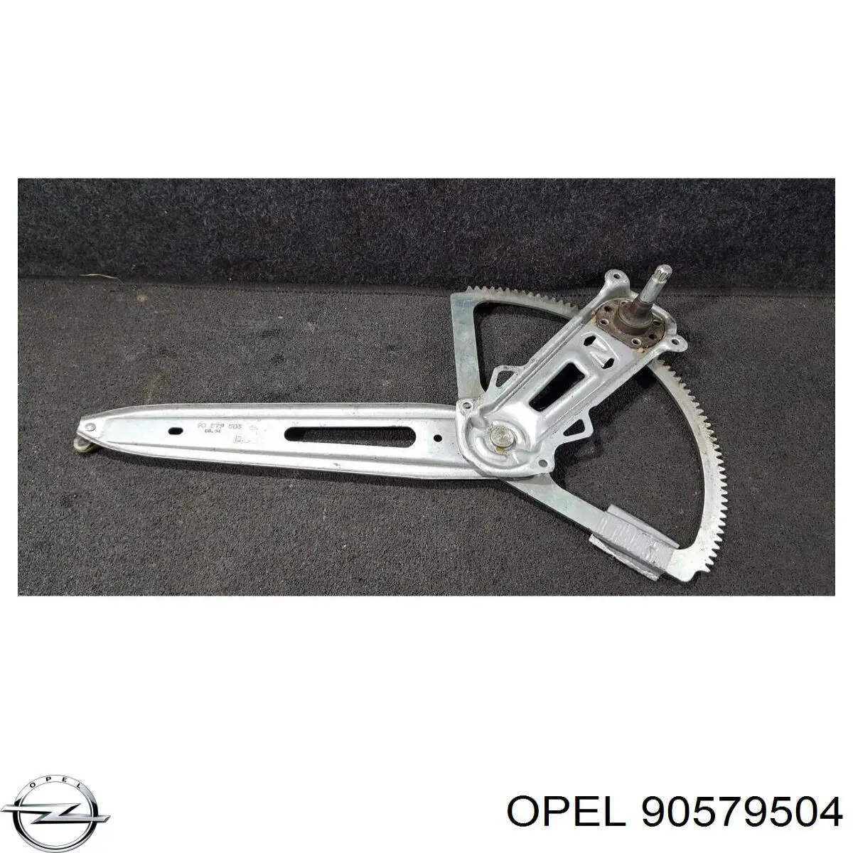 5140018 Opel mecanismo de acionamento de vidro da porta traseira direita