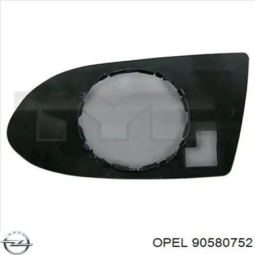 Стекло зеркала заднего вида, правого Opel 90580752 цена, от 8.72 USD