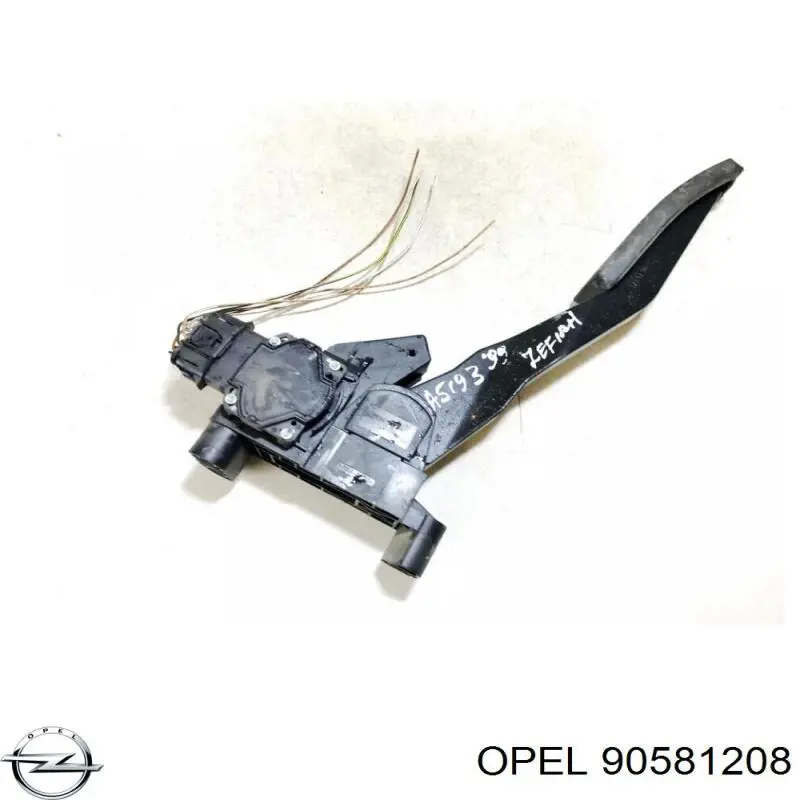 Педаль газа 848179 Opel