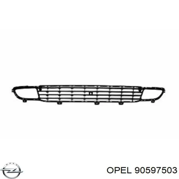 90597503 Opel решетка бампера переднего