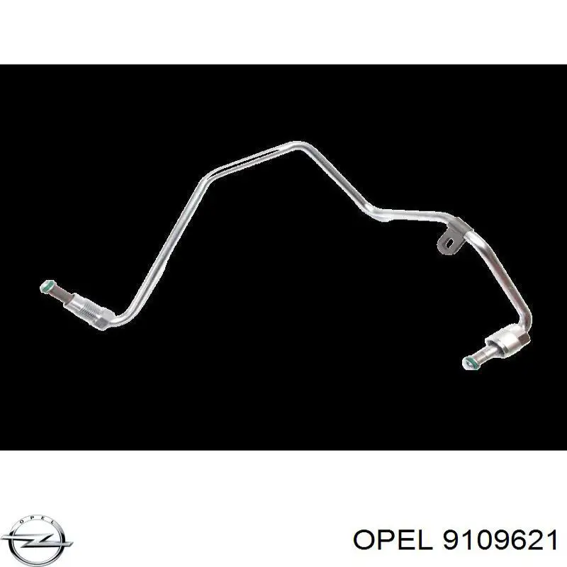 Купить 9109621 Opel Трубка (шланг) подачи масла к турбине