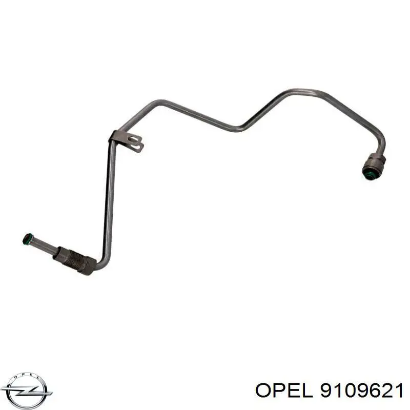 Трубка (шланг) подачи масла к турбине Opel 9109621 цена, от 41.57 USD